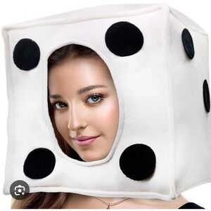 NWT Jococs dice costume dice head cards one size fits most